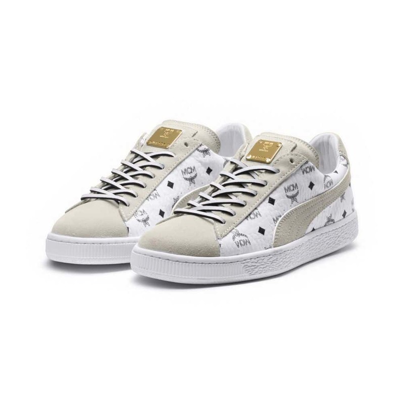 MCM x Puma Suede Classic 50 White | 366299-02 | Grailify